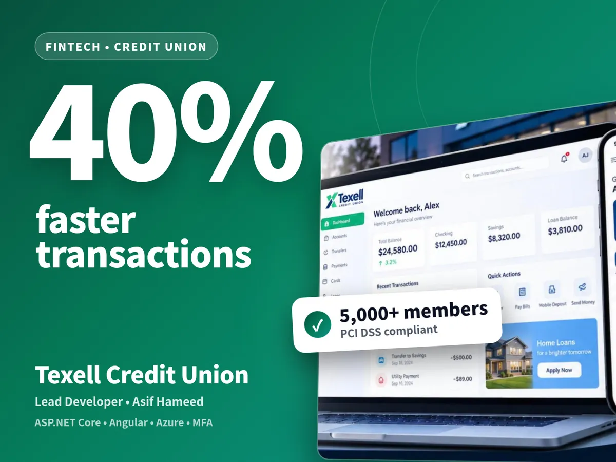 Texell Credit Union: Digital banking across web, mobile and kiosk