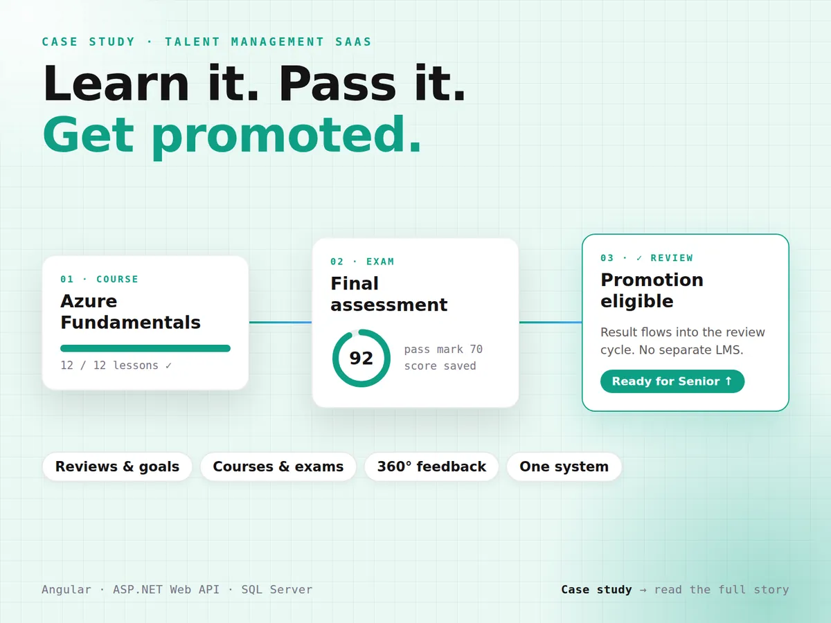 Xceed 365: Talent management with built in learning